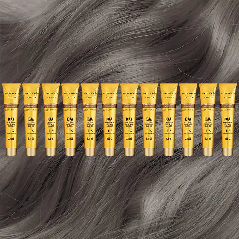 Pack of 12 - 10AA Very Light Deep Ash Blonde Hair Color