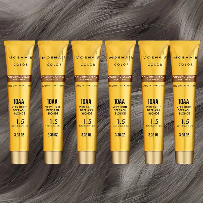 Pack of 6 - 10AA Very Light Deep Ash Blonde Hair Color