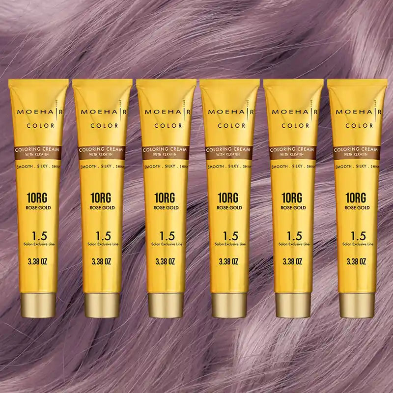 Pack of 6 - 10RG Rose Gold Hair Color