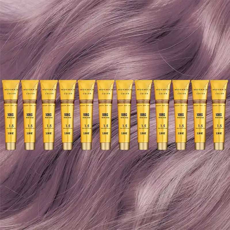 Pack of 12 - 10RG Rose Gold Hair Color