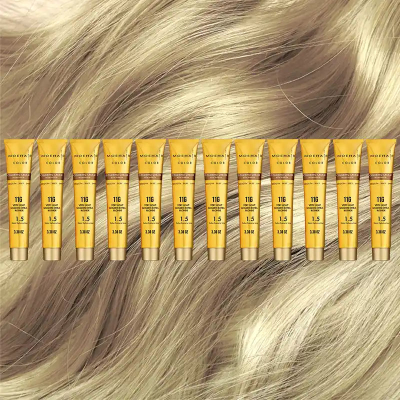 Pack of 12 - 11G Very Light Golden Extra Blonde Hair Color