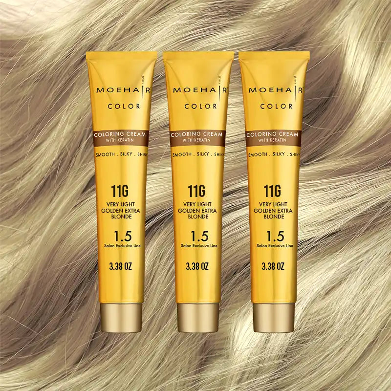 Pack of 3 - 11G Very Light Golden Extra Blonde Hair Color