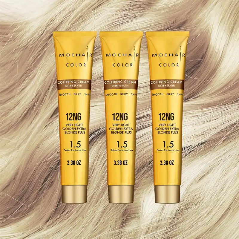 Pack of 3 - 12NG Very Light Golden Extra Blonde Plus Hair Color