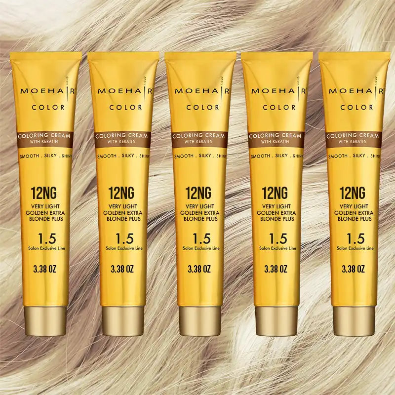 Pack of 5 - 12NG Very Light Golden Extra Blonde Plus Hair Color