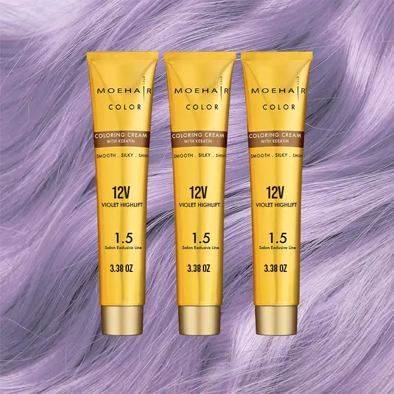 Pack of 3 - 12V Violet Highlift Hair Color