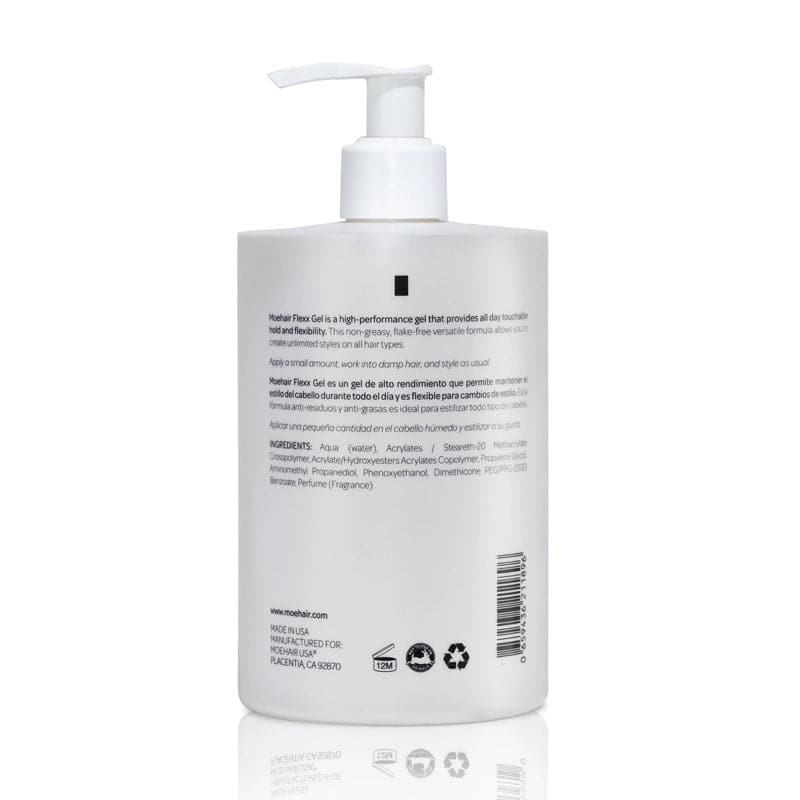 moehair hair gel back shot