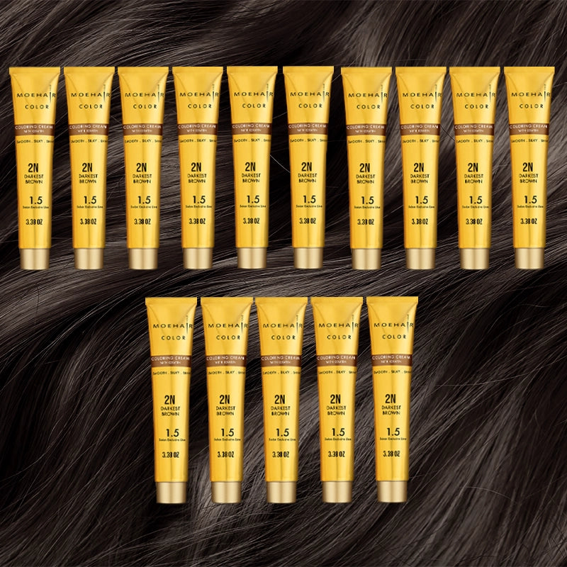 Pack of 15 - 2N darkest brown hair color