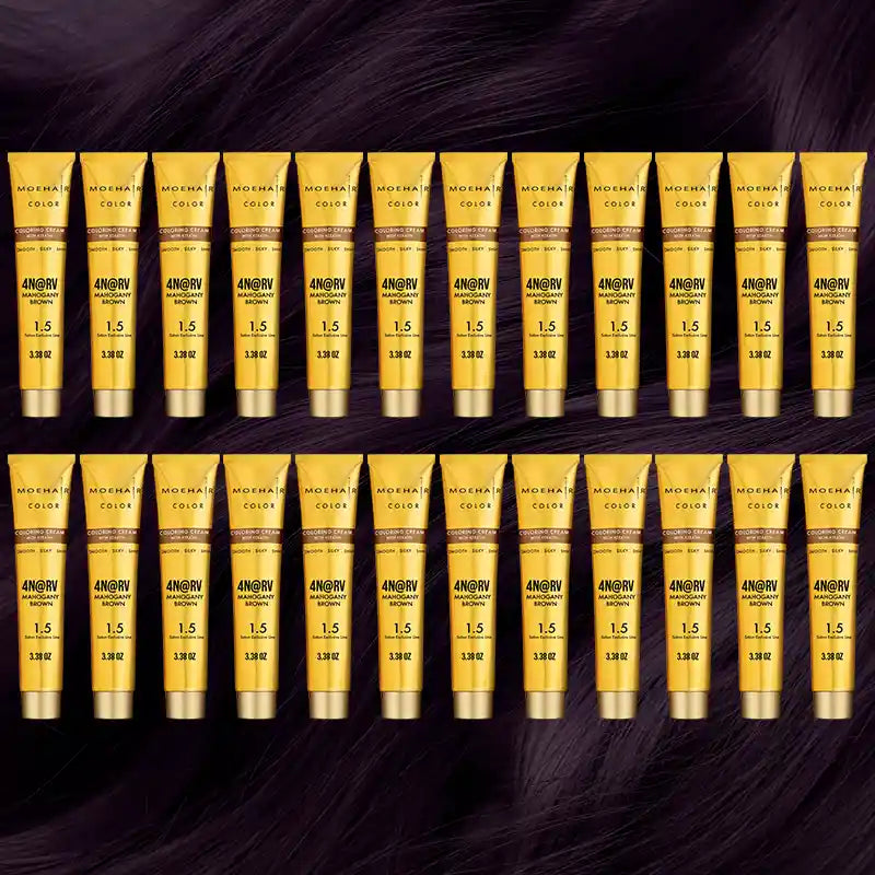 Pack of 24 - 4N@RV Mahogany Brown Hair Color