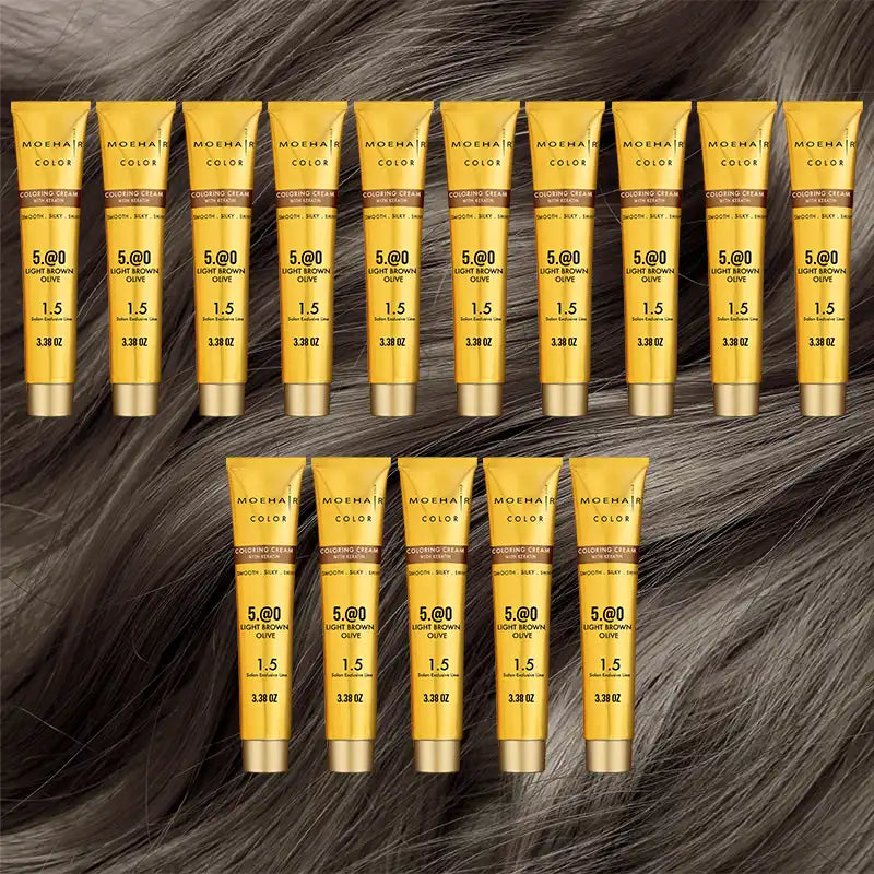 Pack of 15 - 5.@0 Light Brown Olive Hair Color