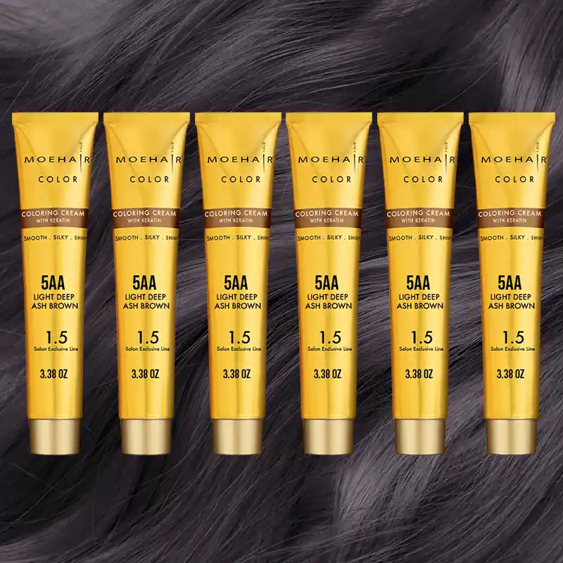 Pack of 6 - 5AA Light Deep Ash Brown Hair Color