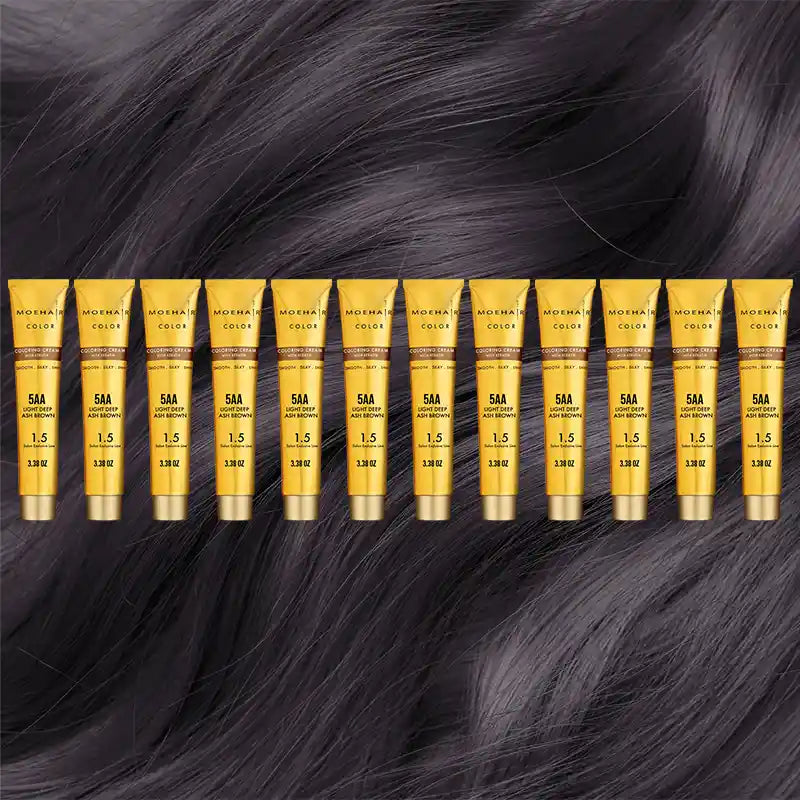 Pack of 12 - 5AA Light Deep Ash Brown Hair Color