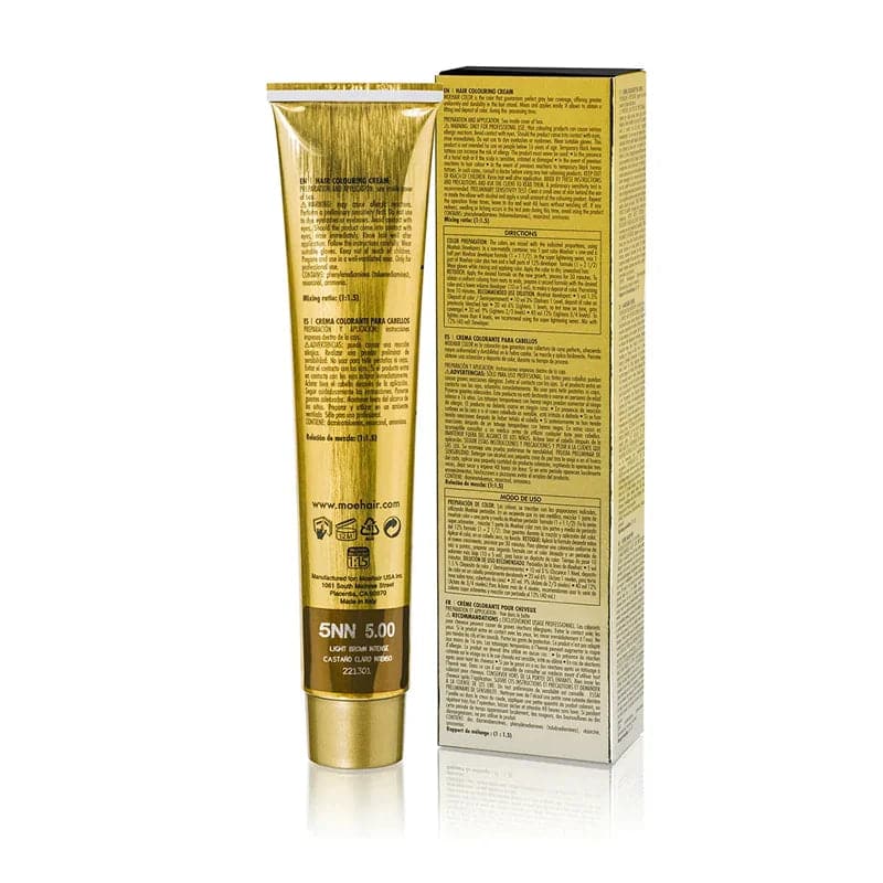 5NN Light Brown Intense Hair Color back shot