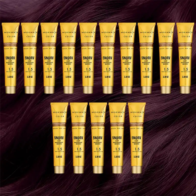 Pack of 15 - 5N@RV Light Mahogany Brown Hair Color