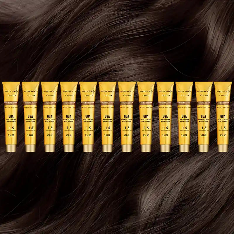 Pack of 12 - 6GA Dark Golden Ash Blonde Hair Color