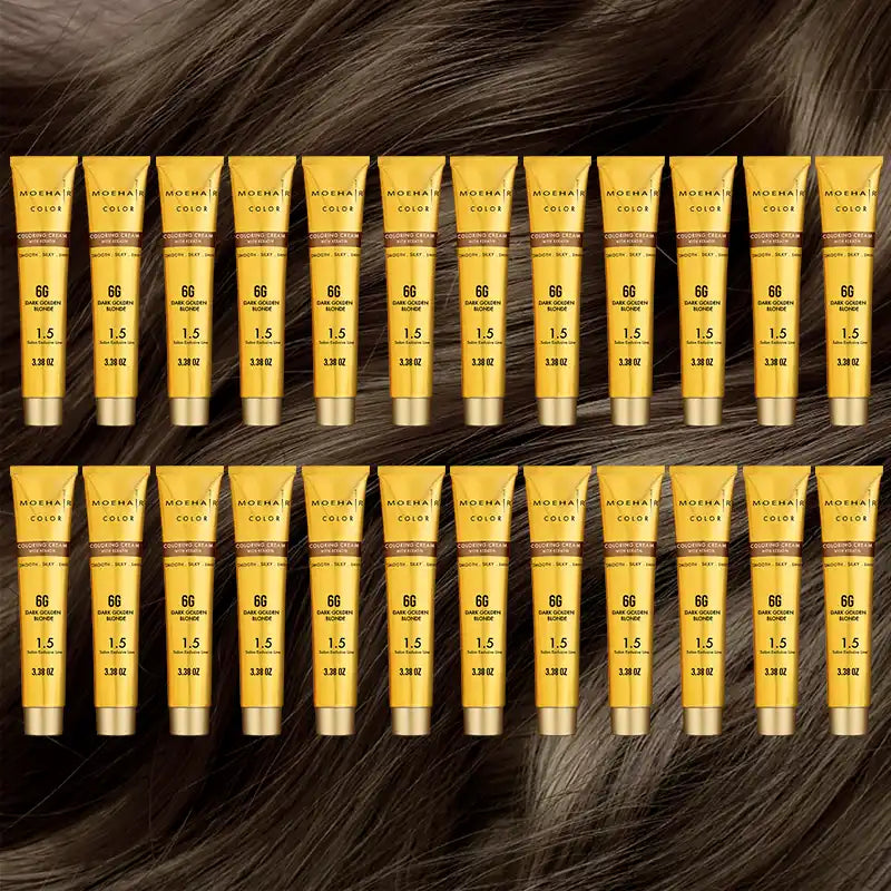 Pack of 24 - 6G Dark Golden Blonde Hair Color