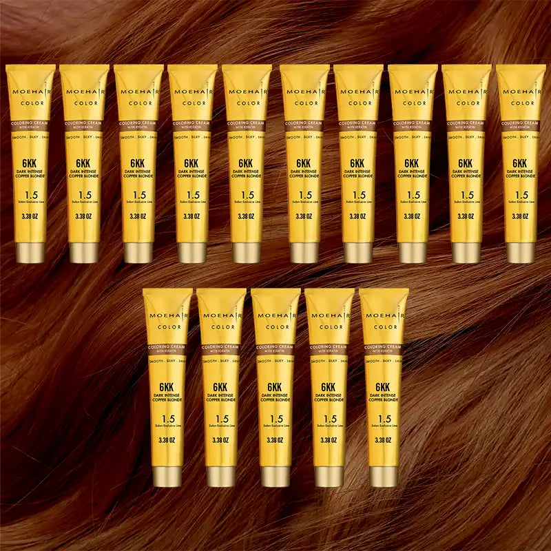 Pack of 15 - 6KK Dark Intense Copper Blonde Hair Color