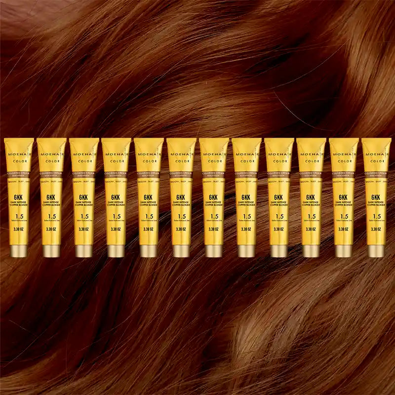 Pack of 12 - 6KK Dark Intense Copper Blonde Hair Color