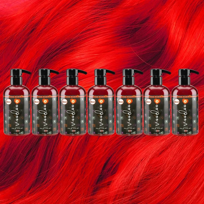 Bright Red Hair Dye