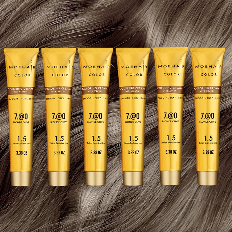 Pack of 6 - 7.@0 Blonde Olive Hair Color