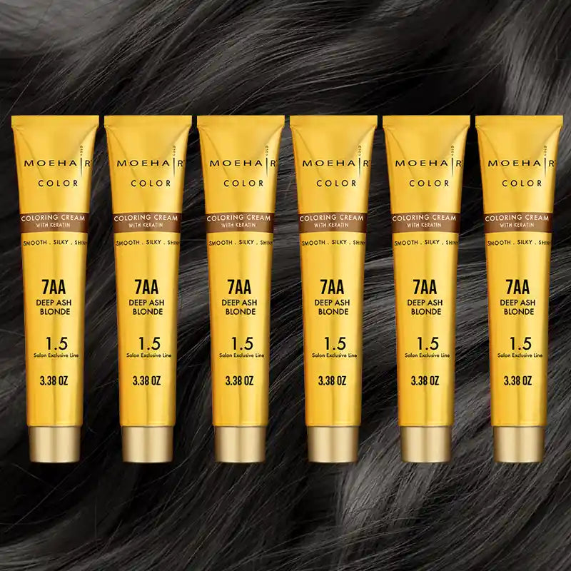 Pack of 6 - 7AA Deep Ash Blonde Hair Color