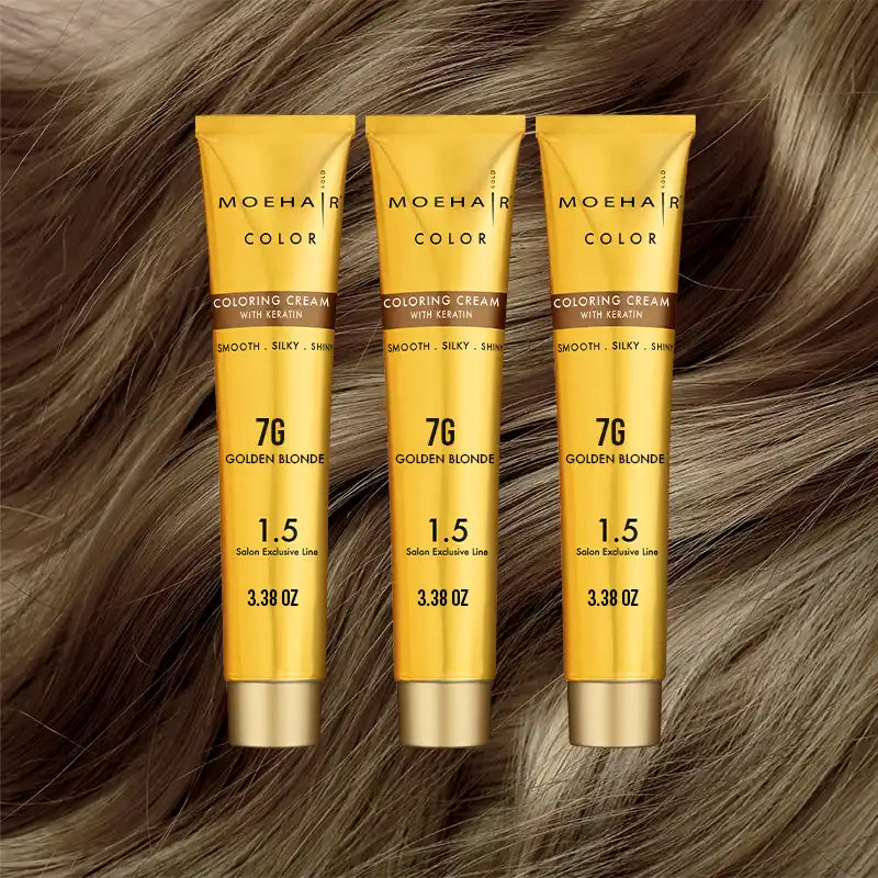 Pack of 3 - 7G Golden Blonde Hair Color