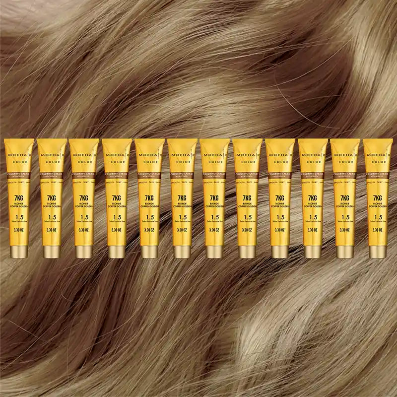 Pack of 12 - 7KG Blonde Copper Golden Hair Color