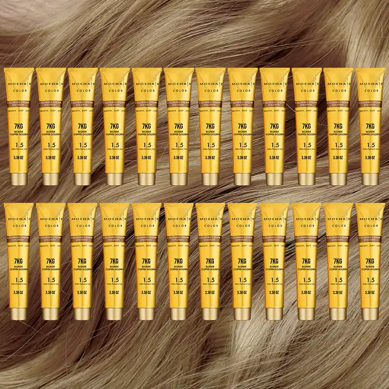 Pack of 24 - 7KG Blonde Copper Golden Hair Color