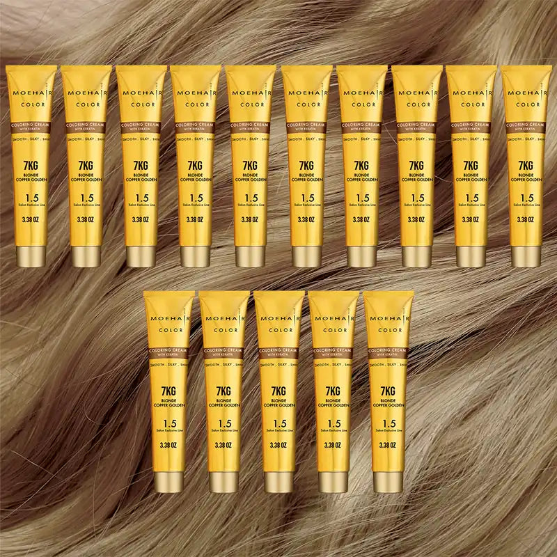 Pack of 15 - 7KG Blonde Copper Golden Hair Color