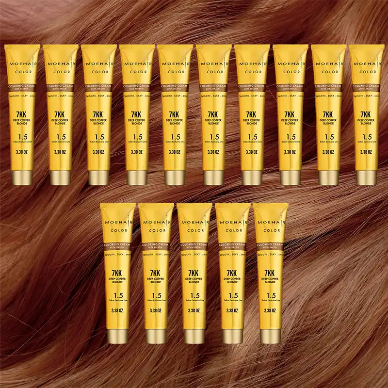 Pack of 15 - 7KK Deep Copper Blonde Hair Color