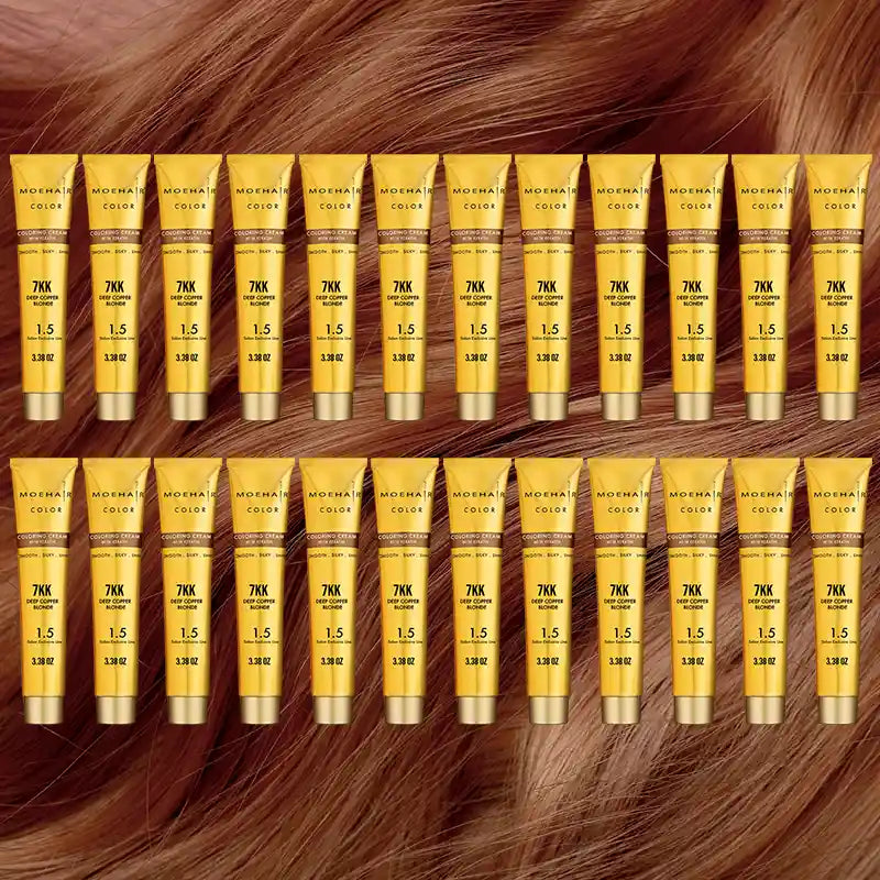 Pack of 24 - 7KK Deep Copper Blonde Hair Color