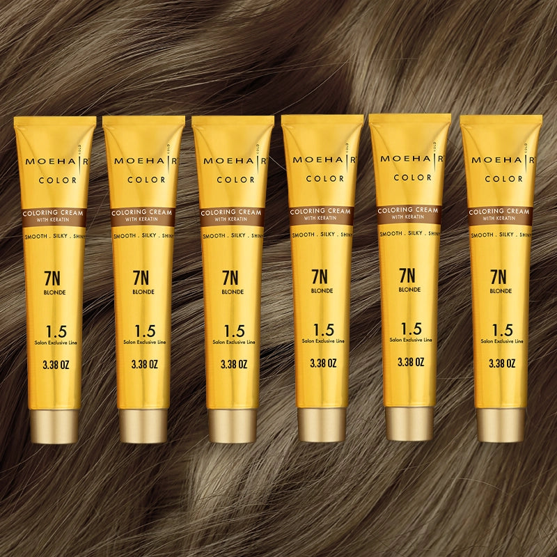 Pack of 6 - 7N Blonde Hair Color