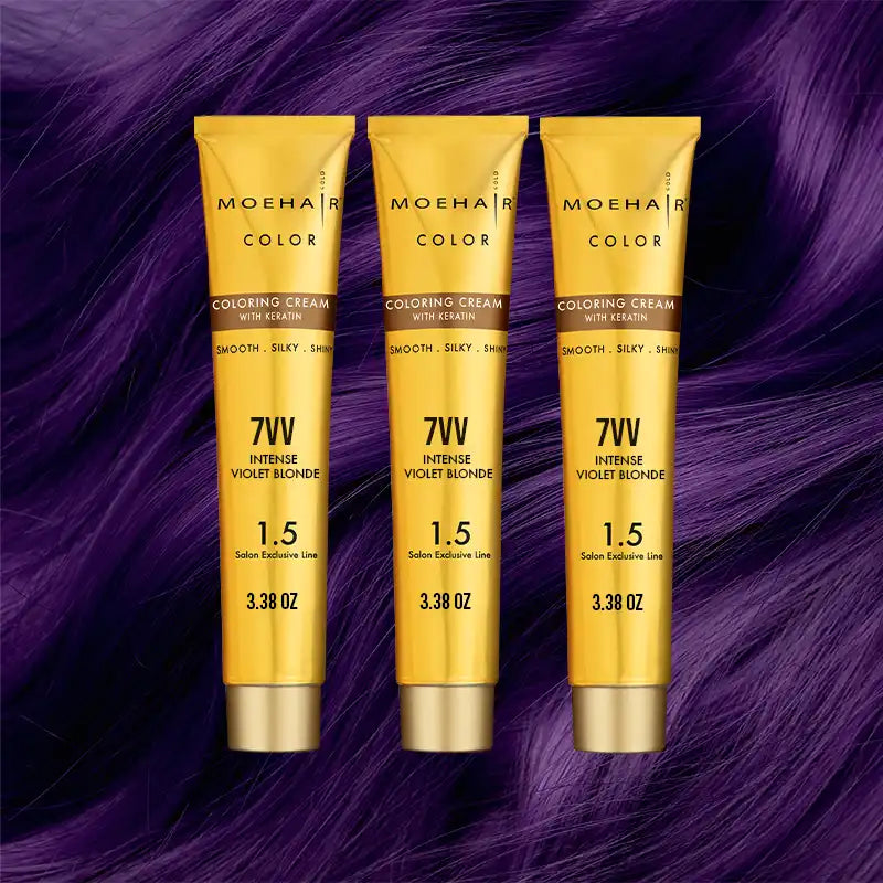 Pack of 3 - 7VV Intense Violet Blonde Hair Color