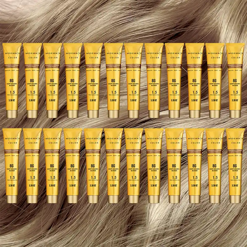 Pack of 24 - 8G Light Golden Blonde Hair Color