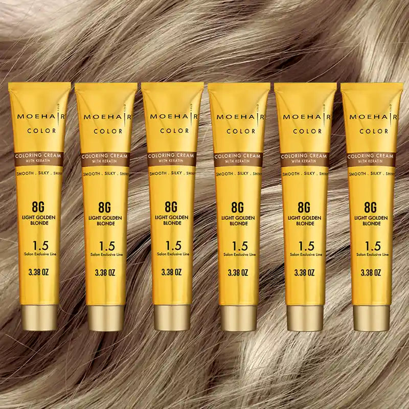 Pack of 6 - 8G Light Golden Blonde Hair Color