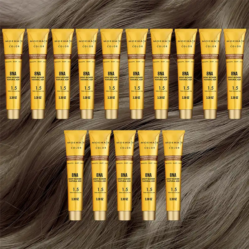 Pack of 15 - 8NA Light Blonde Natural Ash Hair Color
