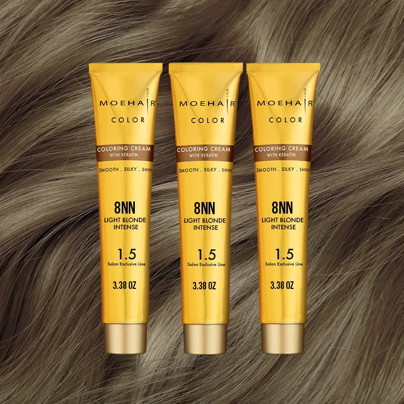 Pack of 3 - 8NN Light Blonde Intense Hair Color