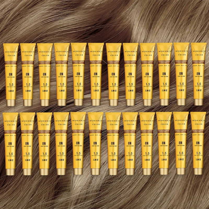 Pack of 24 - 8N Light Blonde Hair Color