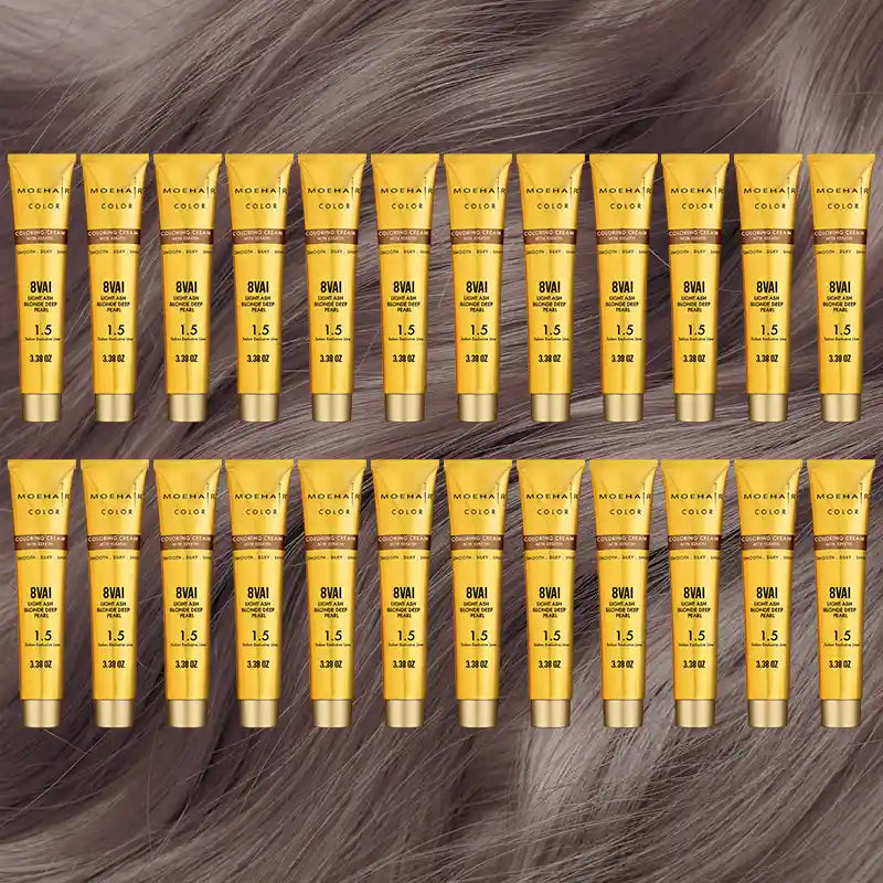 Pack of 24 - 8VAI Light Ash Blonde Deep Pearl Hair Color