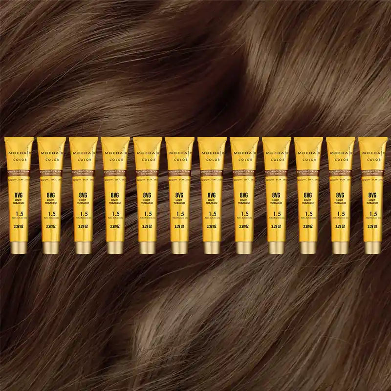 Pack of 12 - 8VG Light Tobacco Hair Color