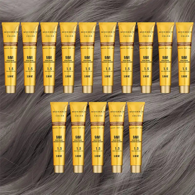 Pack of 15 - 9AVI Light Pearl Smokey Blonde Hair Color