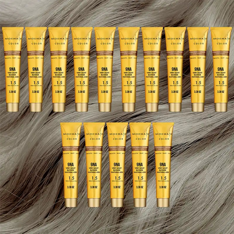 pack of 15 - 9NA Very Light Blonde Natural Ash Hair Color