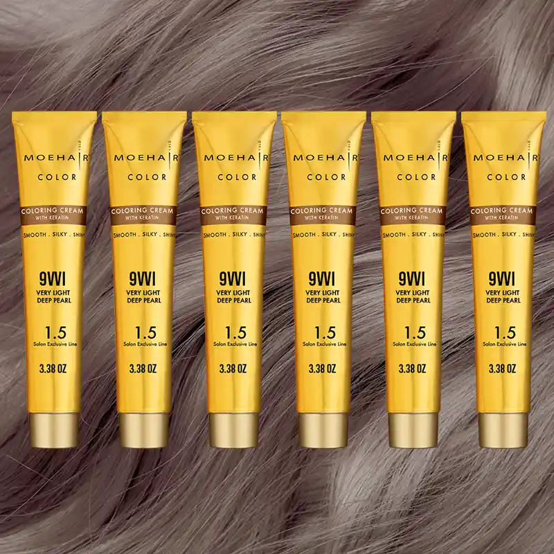 Pack of 6 - 9VVI Very Light Deep Pearl Hair Color