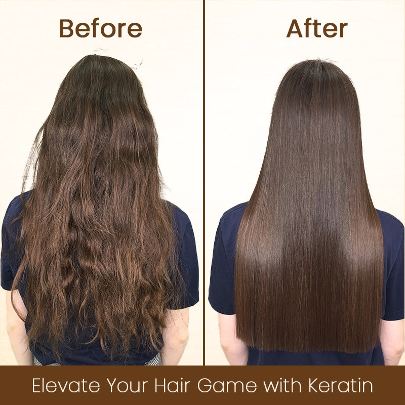 Before and After - Hair Repair System and Clarifying Shampoo Combo