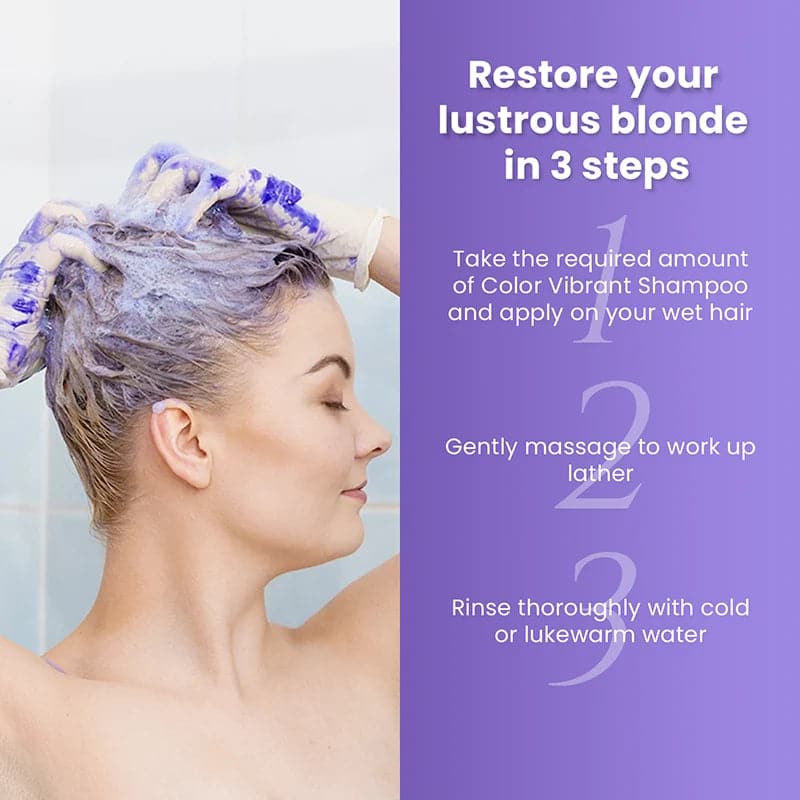 how to use blonde shampoo