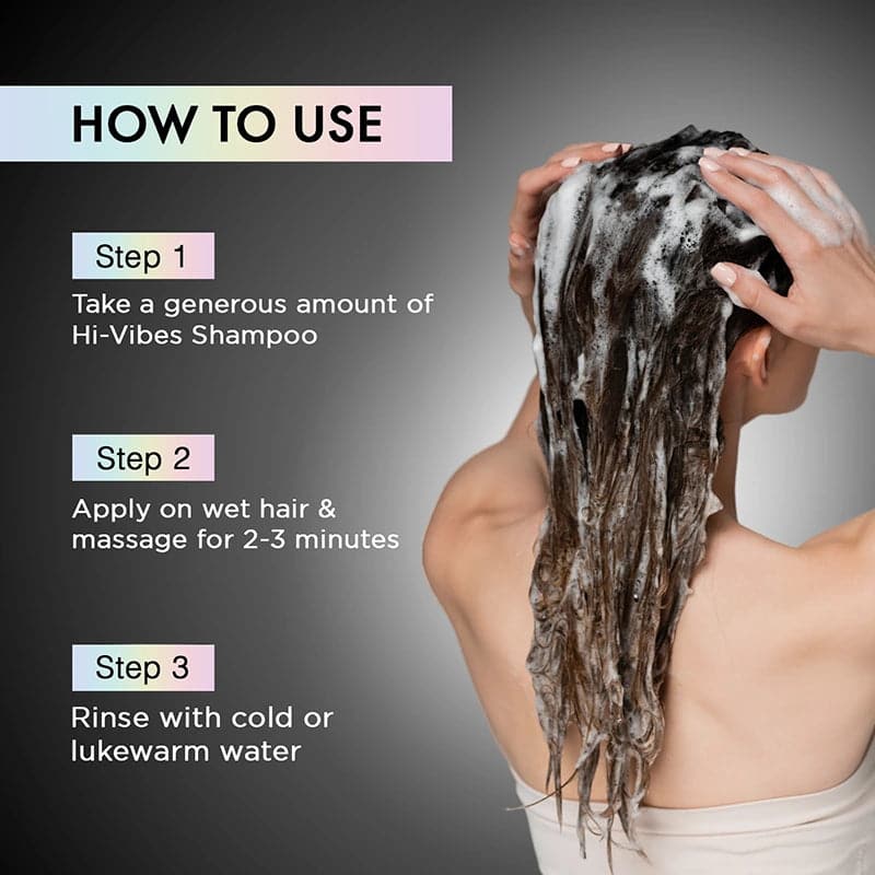 how to use vegan moisturising shampoo