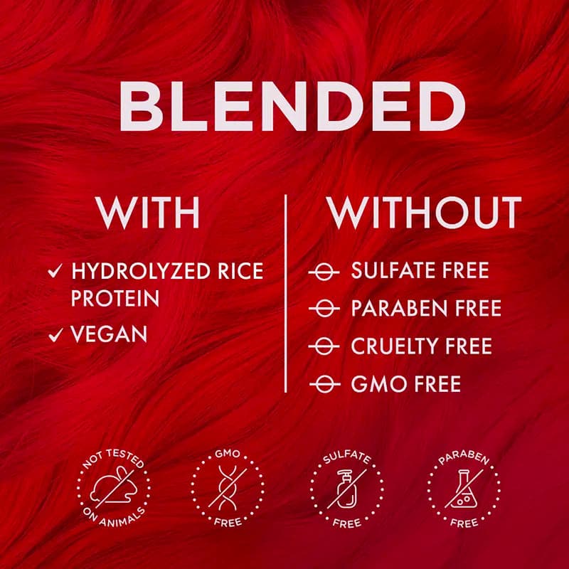 Ingredients present in bright red hair dye