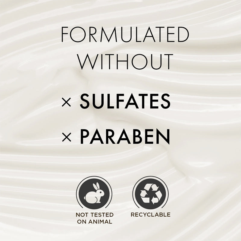 The kit is formulated without parabens and sulfates