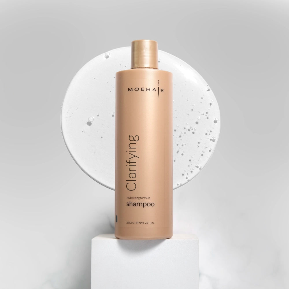 Moehair Clarifying Shampoo 12oz + Brush