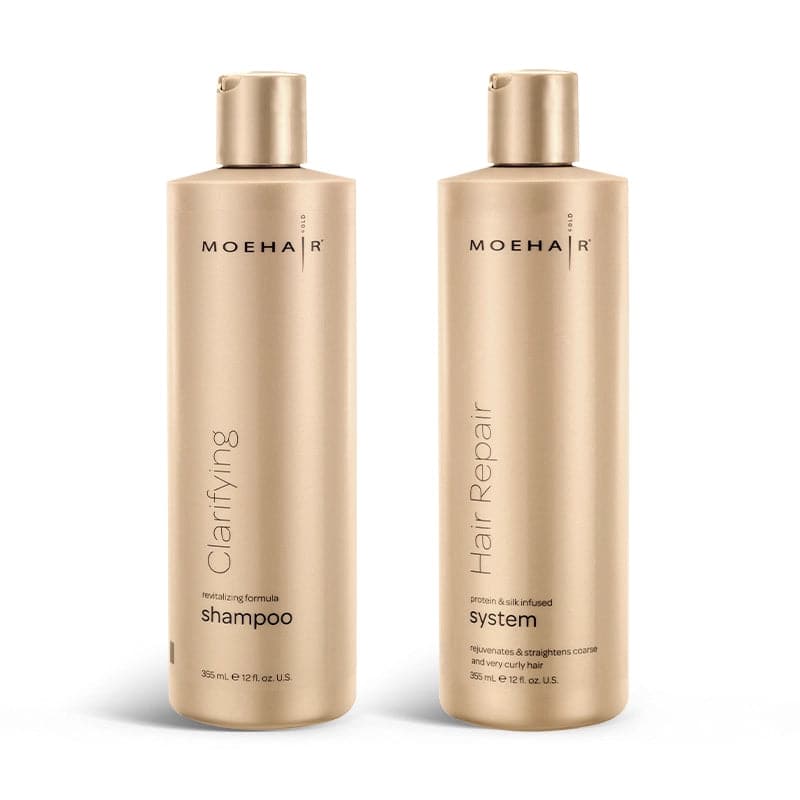 Hair Repair System and Clarifying Shampoo Combo