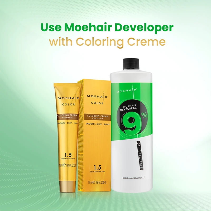 Moehair 9%, 30 Volume Hair Color Developer